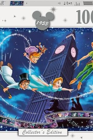 The Ravensburger Disney Collector's Edition Peter Pan 1000 Piece Jigsaw Puzzle for Adults - Every Piece is Unique, Softclick Technology Means Pieces Fit Together Perfectly