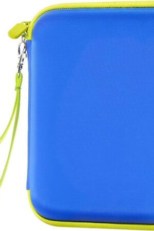 The ProCase Carrying Case for Yoto Card with 80 Pockets Storage Capacity, Portable Holder Organizer for Kids Yoto Player & Mini Cards with Zipper Sleeves Binder- Blue