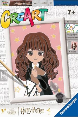 The Ravensburger CreArt Harry Potter Gifts Hermione Paint by Numbers Kits for Children & Adults Ages 7 Years Up - Kids Craft Set