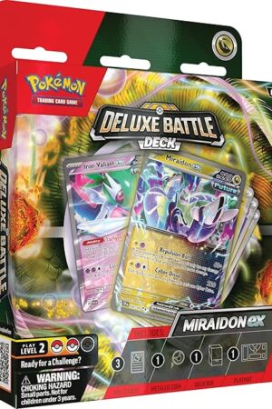 The Pokemon TCG: Miraidon ex Deluxe Battle Deck (Ready-to-Play 60-Card Deck & Accessories)