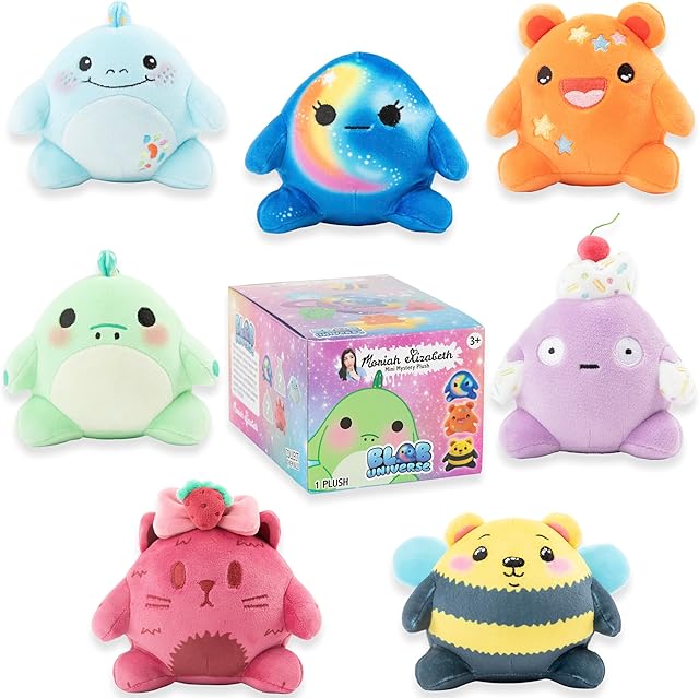 The Moriah Elizabeth 6" Mini Mystery Plush – Series 1, Blob Universe, YouTube Craft Channel, Blind Box, 1 of 8 Possible, Official Merch