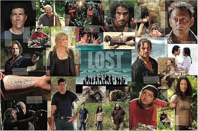 The Lost TV Show Collage Puzzle for Adults and Kids | 1000 Piece Jigsaw Puzzle Toy | Challenging Interactive Brain Teaser for Family Game Night | 28 x 20 Inches
