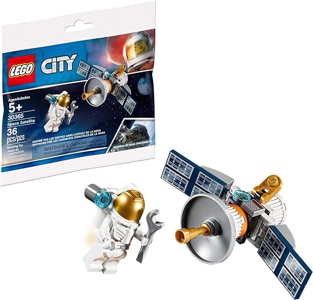 The LEGO PolyBag Minifigure Set 30365 - Astronaut with Space Satellite 36 pcs