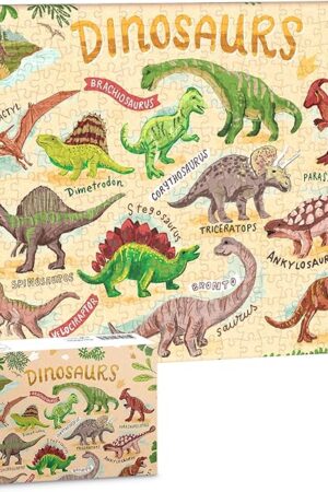 The Puzzle Canvas Wall Art 366 Plastic Pieces for Adults - Olivia Gibbs - Roardinos - Unique Gift & Home Décor with Jigsaw Puzzle Artwork for Living Room Bedroom [HN1369]