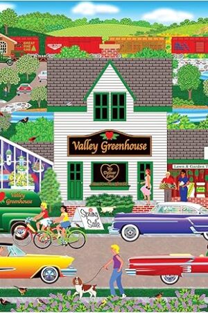 The RoseArt - Home Country - Flowers from The Valley - 1000 Piece Jigsaw Puzzle for Adults