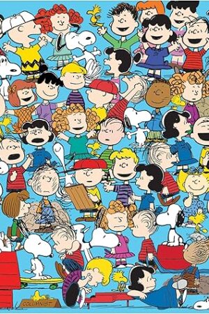 The RoseArt - Peanuts - Cast of Characters - 1000 Piece Jigsaw Puzzle for Adults