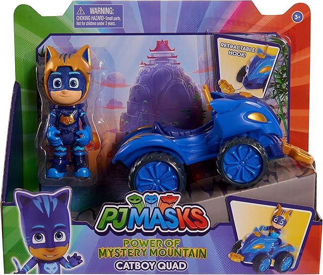 The PJ Masks Mystery Mountain Quads - Catboy, Multicolored, Small