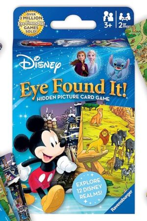 The Ravensburger Eye Found It! World of Disney Card Game - Fun and Educational Spot It for Toddlers, Preschoolers, Boy and Girls Ages 3-8 - Family-Friendly for Endless Fun