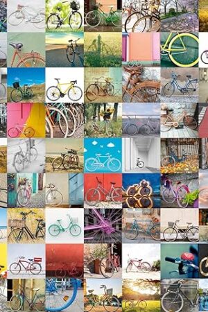 The Ravensburger 99 Bicycles 1500 Piece Puzzle for Adults | Precision Fit | Unique Piece Design | FSC-Certified Materials