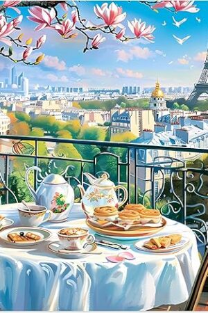 The Puzzles for Adults 500 Pieces, Fit Together Perfectly, No Dust, Eiffel Tower Paris Jigsaw Puzzles 500 Pieces, Challenging Puzzle Games Family Activity, Great Gift Idea, Home Decor(21 x 15 in)