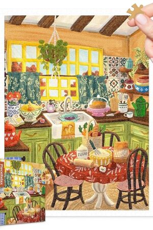 The Plastic Jigsaw Puzzles for Adults 1200 Pieces - Most Satisfying Table Games and Gifts No Puzzle Mat Required [1200]