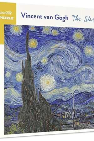 The Pomegranate 1000-Piece Jigsaw Puzzle for Adults, Vincent Van Gogh's The Starry Night, Matte Finish, Snug Fit