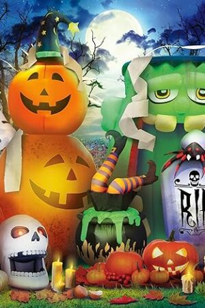 The Ravensburger – Spooky Fun – 100 Piece XXL Jigsaw Puzzle – Colorful Halloween Scene with Pumpkins, Ghosts & Monsters – Premium Quality – Screen-Free Fun – Children Ages 6+