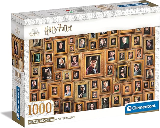 The Clementoni - 39786 - Impossible Harry Potter Puzzle - 1000 Pieces - Adult Puzzle, Entertainment for Adults - Made in Italy