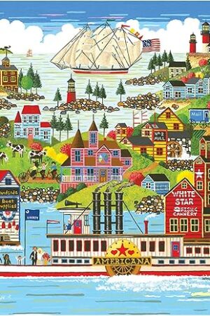 The RoseArt - Home Country- The Americana - 1000 Piece Jigsaw Puzzle for Adults