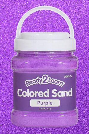The READY 2 LEARN Colored Sand | Purple | 2.2 lbs | Play Sand for Kids | Perfect for Arts and Crafts and Sensory Bins