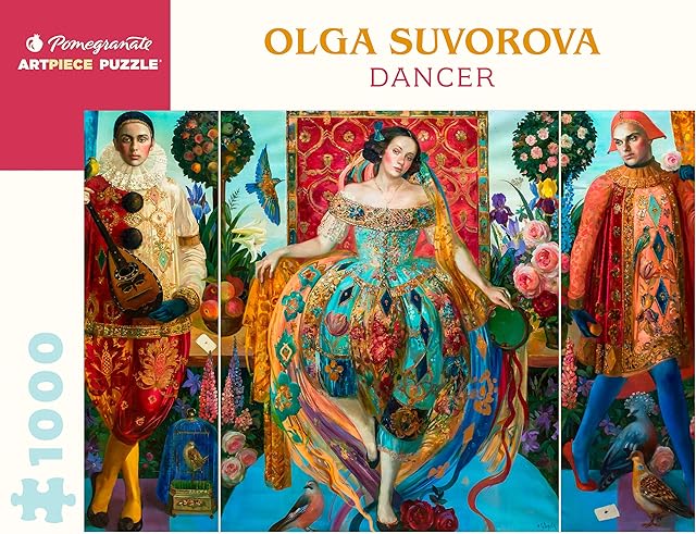 The Pomegranate 1000-Piece Jigsaw Puzzle for Adults, Olga Suvorova's Dancer, Matte Finish, Snug Fit