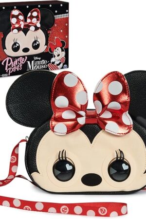 The Purse Pets, Disney Minnie Mouse Officially Licensed Interactive Pet Toy & Kids Purse