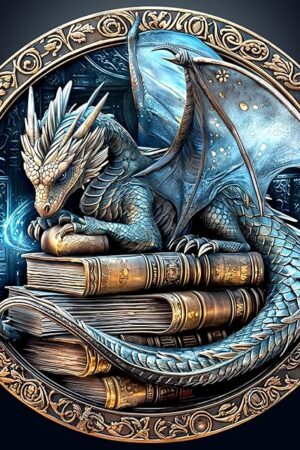 The Round Puzzles for Adults 1000 Pieces, Hard Difficult Challenging Puzzles for Adults, Ancient Dragon Jigsaw Puzzles 1000 Pieces for Seniors, 3D Visual Flat Puzzle (26.6 x 26.6in)