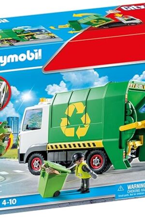 The Playmobil Recycling Truck with Accessories and 2 Figures
