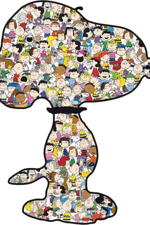 The RoseArt - Peanuts - World's Largest Snoopy - 1600 Piece Shaped Puzzle for Adults