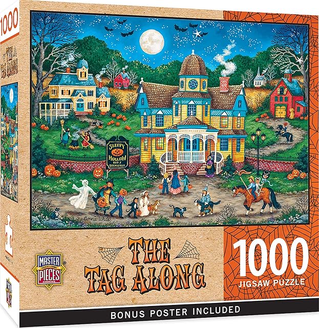 The MasterPieces 1000 Piece Halloween Jigsaw Puzzle - The Tag Along - 19.25"x26.75"