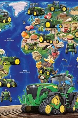 The Ravensburger World of John Deere 300 XXL Piece Jigsaw Puzzle for Kids - 12984 - Every Piece is Unique, Pieces Fit Together Perfectly