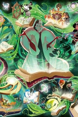 The Ravensburger Disney Lorcana - Glimmers of The Realm: Emerald 1000 Piece Jigsaw Puzzle | Premium Quality Made in Europe | FSC Certified Materials