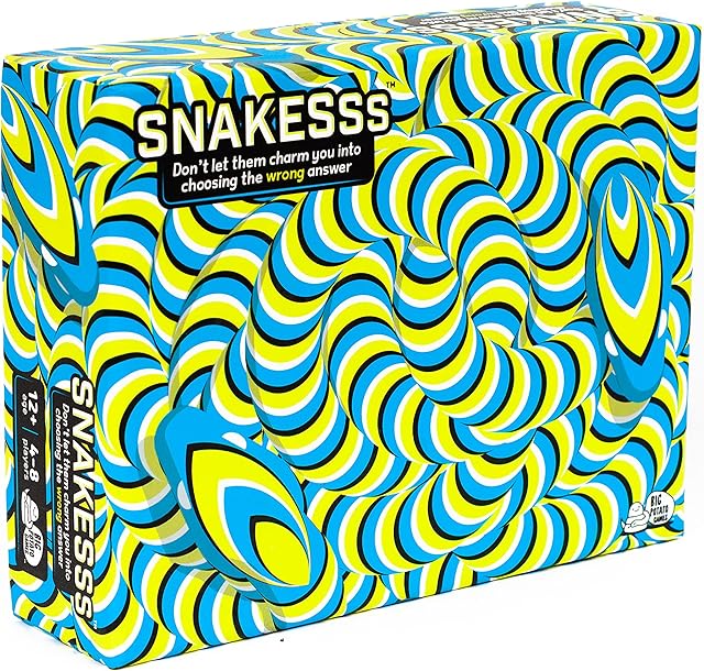 The Big Potato Snakes: A Slippery Social Deduction Game for Families and Adults | Perfect for Game Night