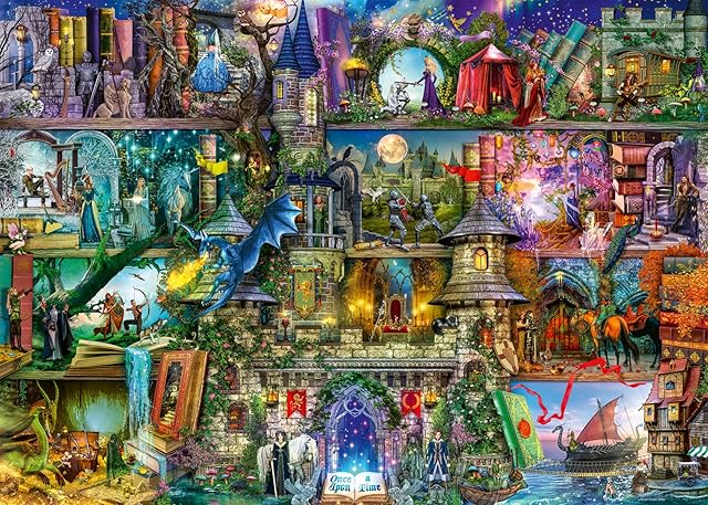 The Ravensburger - Myths & Legends - 1000 Piece Jigsaw Puzzle - Stunning, Vivid Colors - Exciting Mythical Scene - Bold Heroes - Scary Villains - Puzzles for Adults