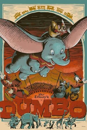 The Ravensburger Disney Puzzle Moment - Dumbo 300 Piece Jigsaw Puzzle | Whimsical Artwork | Perfect Format for Beginners | FSC-Certified Materials