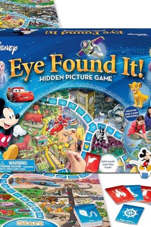 The Ravensburger Disney Eye Found It - Hidden Picture Search Board Game - Learning Fun with Disney Favorites - Ages 4+ MESH Accredited