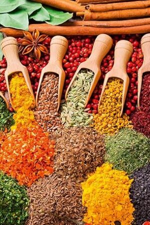 The Ravensburger - Spices & Herbs - 1000 Piece Jigsaw Puzzle - Enticing, Vibrant Spices from Around The Globe - Fresh, Dried, Powdered Herbs - Ideal Gift - Frameable Art - Puzzles for Adults