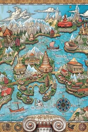 The Ravensburger Mysterious Atlantis 1000 Piece Jigsaw Puzzle - Journey Into Legends | Unique Softclick Technology | Vibrant, Glare-Free & Durable | Ideal for Relaxation & Gifting | FSC Certified