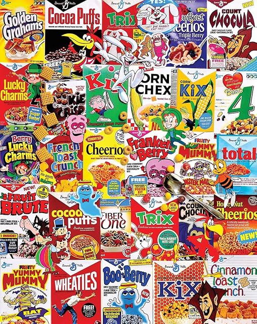 The White Mountain Puzzles Cereal Boxes - 1000 Piece Jigsaw Puzzle