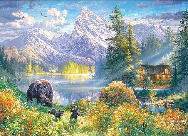 The RoseArt - Abraham Hunter - Mountain Morning - 1000 Piece Adult Jigsaw Puzzle
