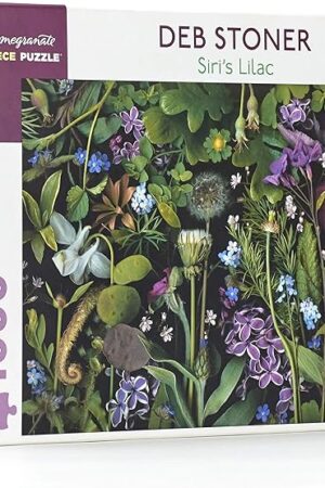 The Pomegranate 1000-Piece Jigsaw Puzzle for Adults, Deb Stoner's Siris' Lilac, Matte Finish, Snug Fit