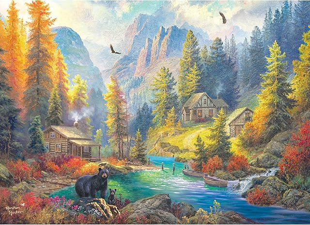 The RoseArt - Abraham Hunter- 1000 Piece Jigsaw Puzzle for Adults