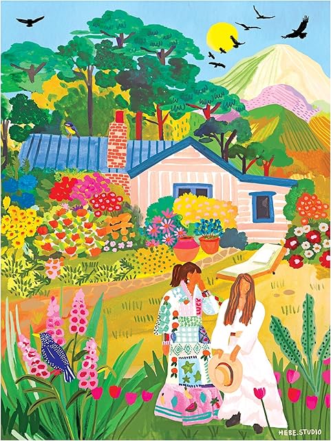 The RoseArt - Hebe Studio - in The Garden - 300 Piece Jigsaw Puzzle for Adults