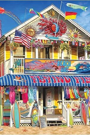 The RoseArt - Kodak Premium - Surf Shack - 1000 Piece Jigsaw Puzzle for Adults