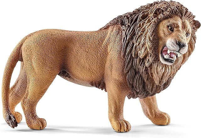 The Schleich Wild Life, Animal Figurine, Animal Toys for Boys and Girls 3-8 Years Old, Roaring Lion, Ages 3+