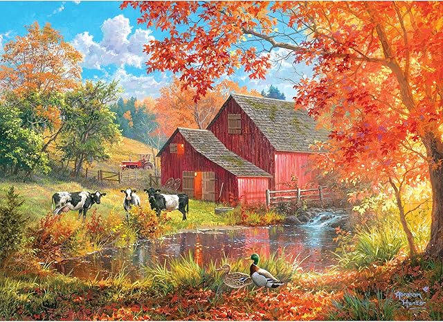 The RoseArt - Abraham Hunter - 1000 Piece Jigsaw Puzzle for Adults