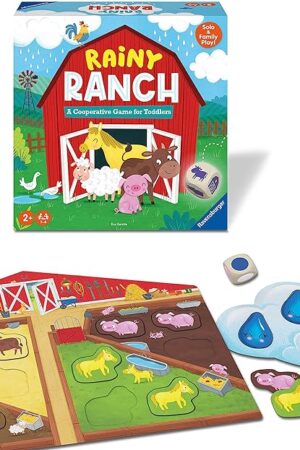 The Ravensburger Rainy Ranch - Engaging Cooperative Game for Toddlers - Skill Development - Flexibility for Growing Minds - Stimulates Imagination - MESH Accredited