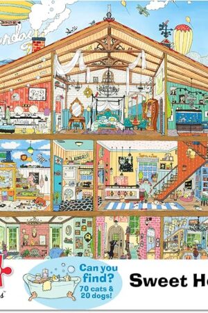 The Re-marks Sweet Home Architecture Puzzle, 1000-Piece Puzzle for All Ages