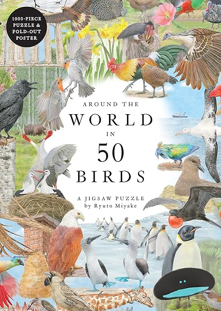 The Around The World in 50 Birds 1000 Piece Puzzle