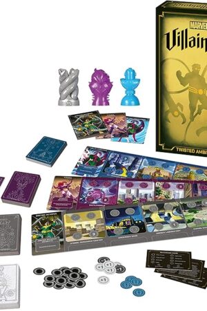The Ravensburger Marvel Villainous: Twisted Ambitions - Engaging Strategy Board Game | Perfect for Marvel Fans & Families | Compatibility with Other Marvel Villainous Games | High Replay Value