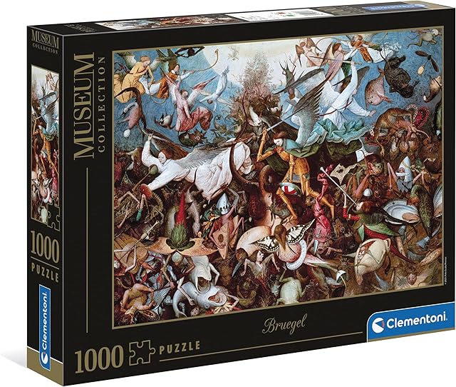 The Clementoni - 39662 - Museum Collection Puzzle - The Fall of The Rebel A. - Jigsaw Puzzle 1000 Pieces, Made in Italy, Jigsaw Puzzle for Adults