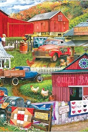 The RoseArt - Kodak Premium - Country Compilation - 1500 Piece Jigsaw Puzzle for Adults