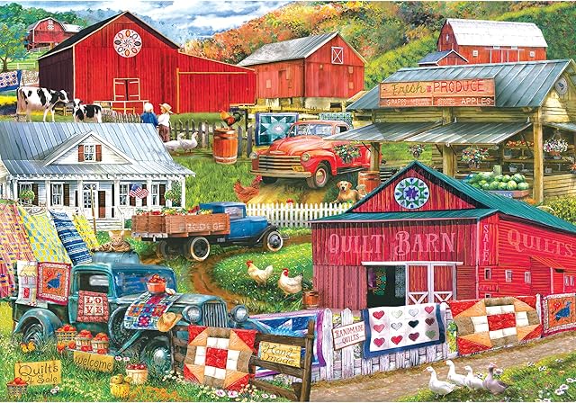 The RoseArt - Kodak Premium - Country Compilation - 1500 Piece Jigsaw Puzzle for Adults