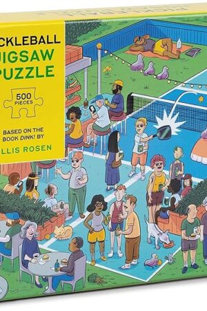 The Pickleball Jigsaw Puzzle: 500-Piece Jigsaw Puzzle Based on The Book Dink! (with 10 Hidden Pickleballs to Find)